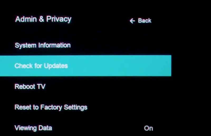 Update TV Firmware