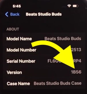 beats studio buds firmware