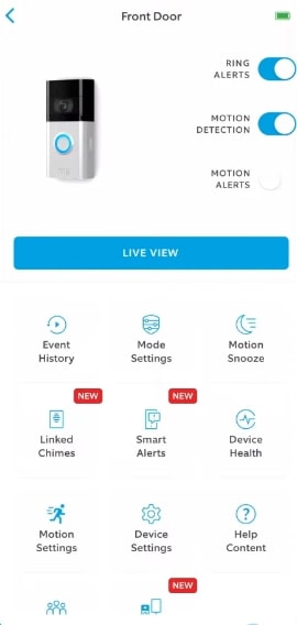Manage Ring Devices