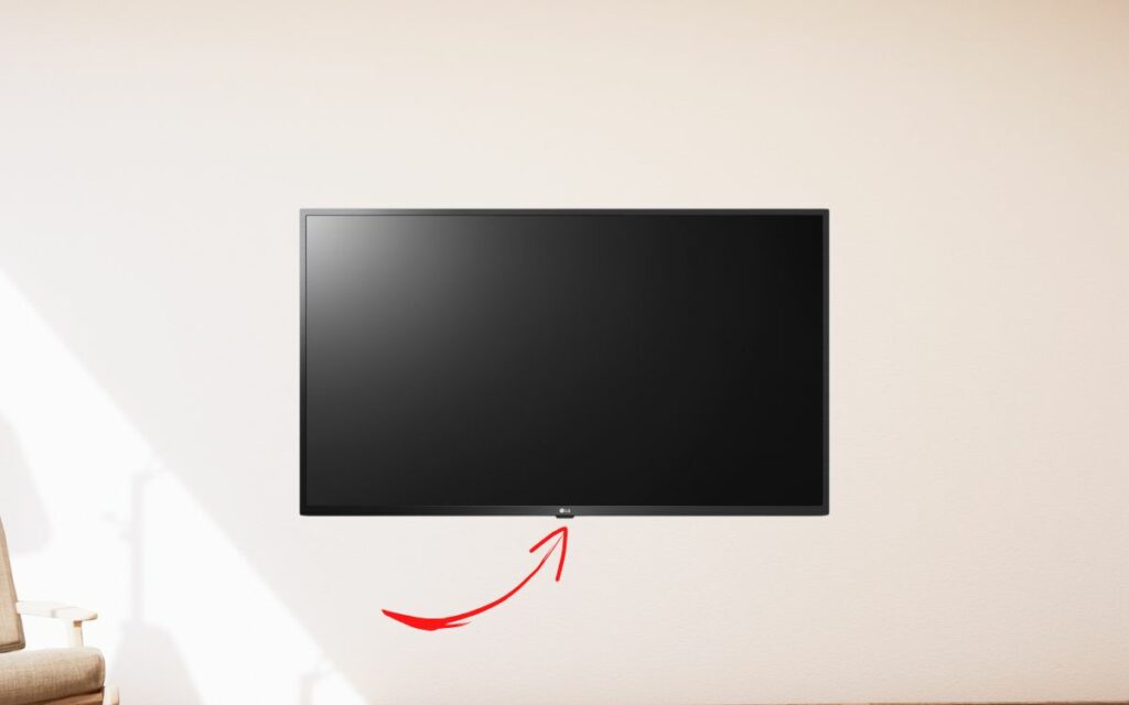 power button on lg tv