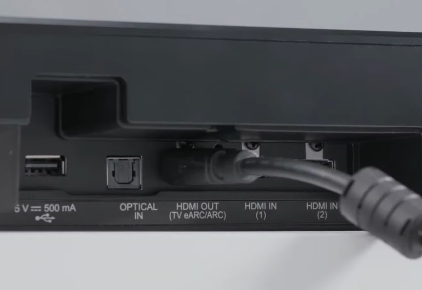 connect to HDMI ARC port