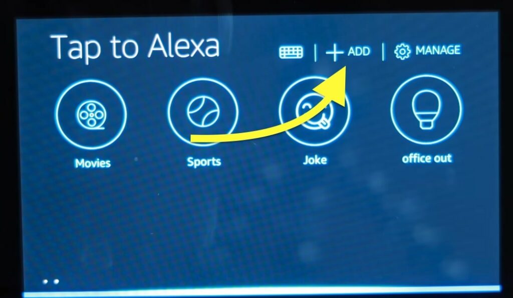 Add new tile on Alexa Echo Show