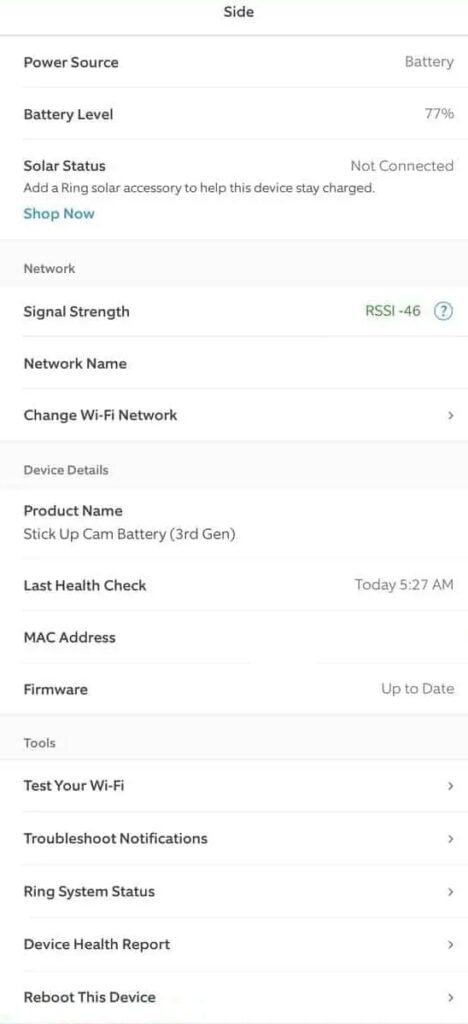 ring floodlight camera keeps going offline