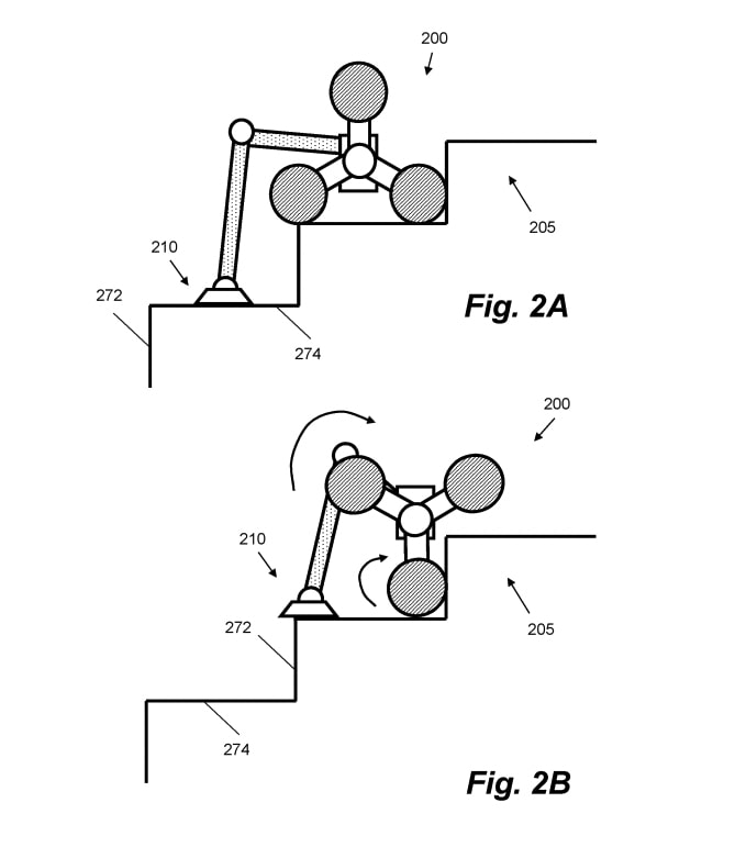 Robot vacuum that can climb stairs