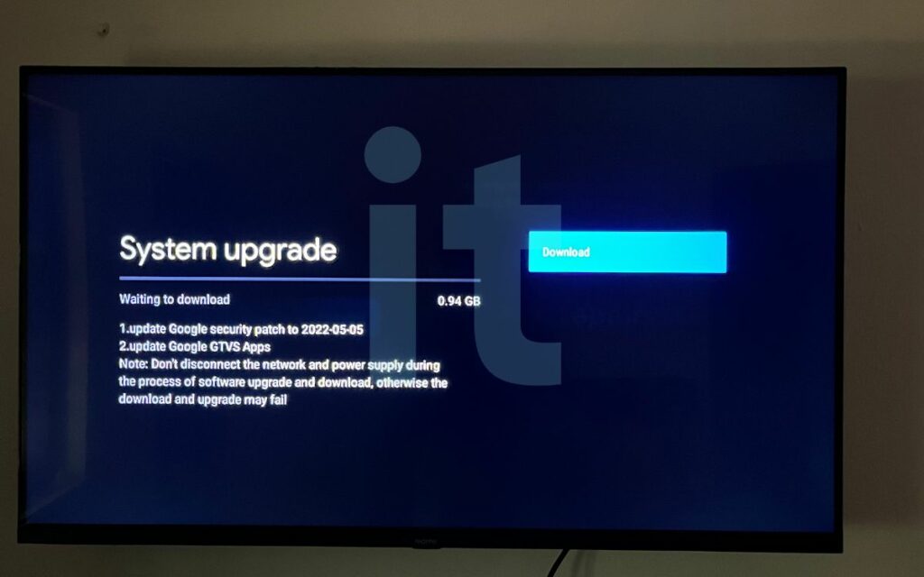 Update Android TV