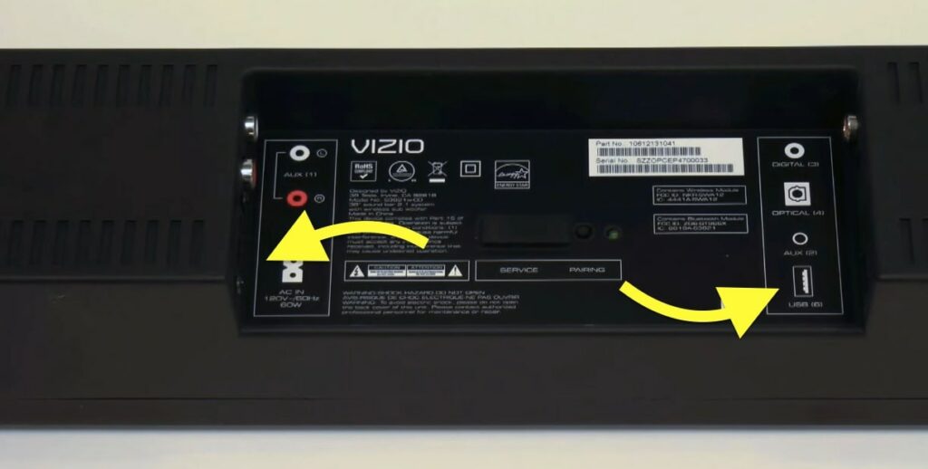 Update Vizio Soundbar Firmware