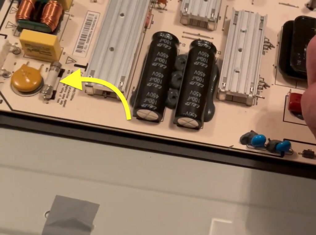 Vizio TV blown fuse