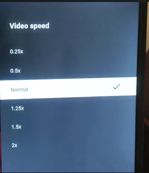 change video speed on youtube tv