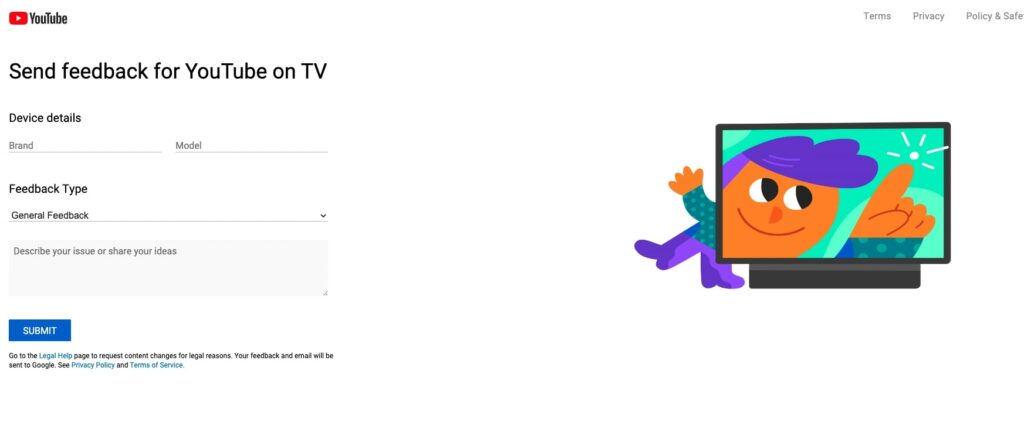 report youtube tv problem