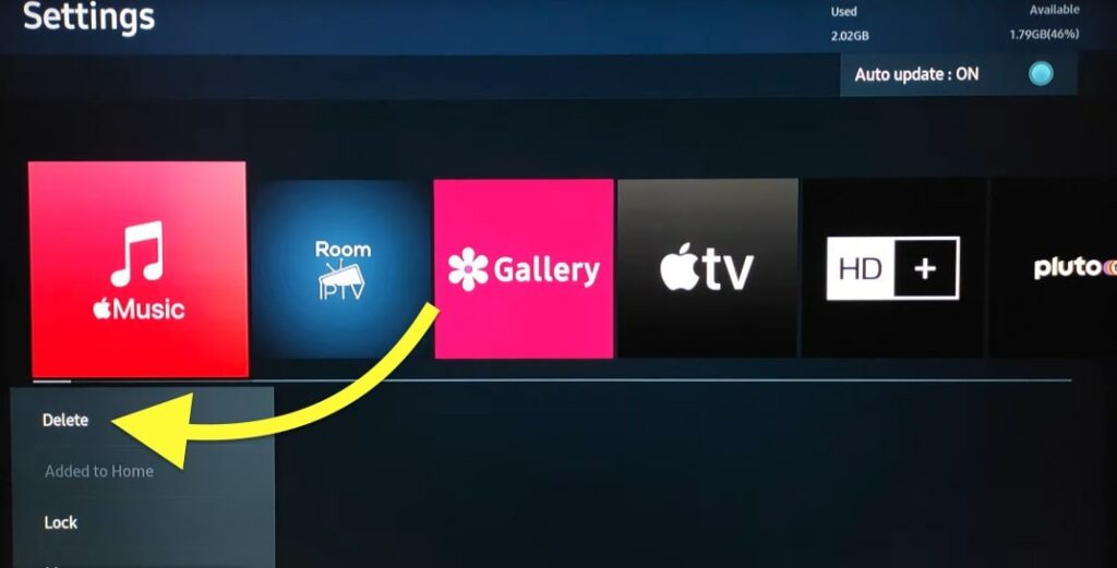 Delete Apps From Samsung TV