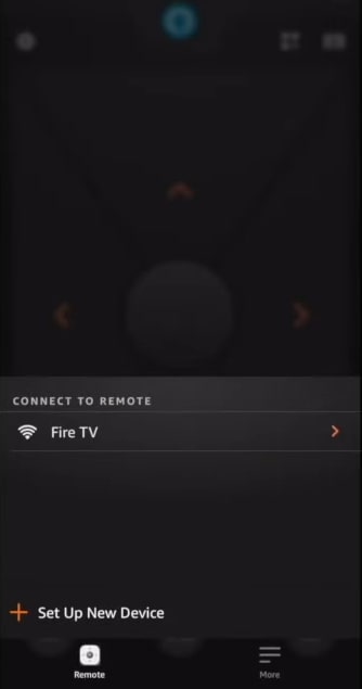Setup New Device Fire TV App