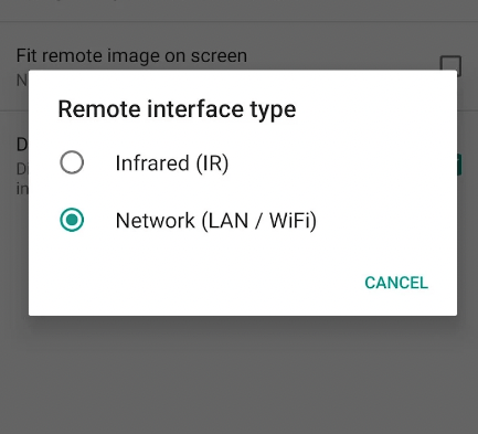 Network (LAN/WiFi)