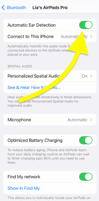 High pitched noise online airpods