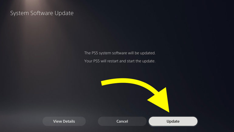 update ps5 firmware