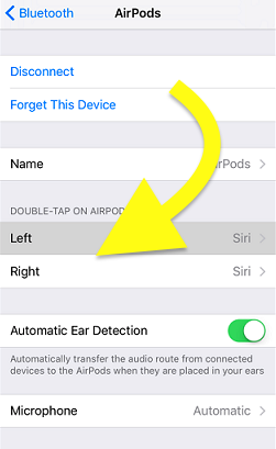 DOUBLE TAP SETTINGS ON AIRPODS
