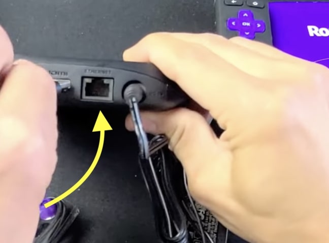 connect ethernet cable to roku ultra