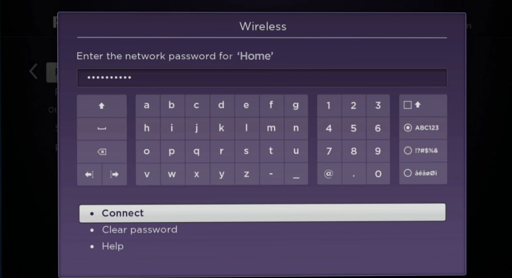 connect roku to internet