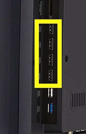 Element TV HDMI ports