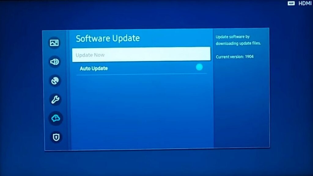 update samsung tv firmware