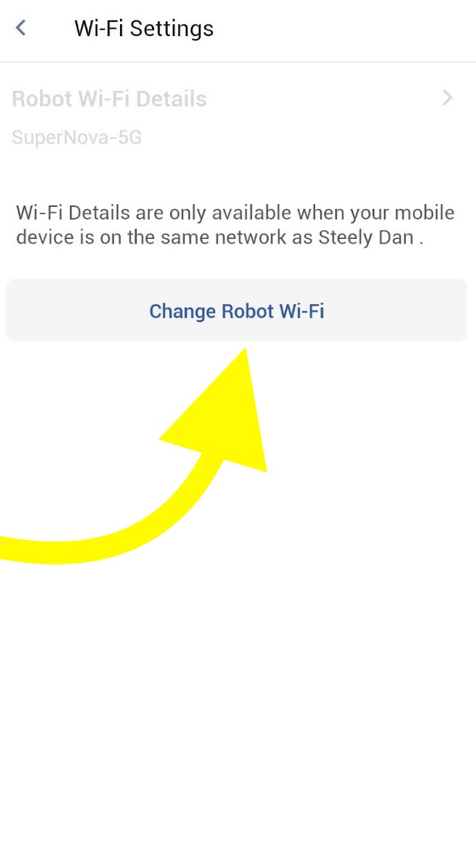 change roomba wifi