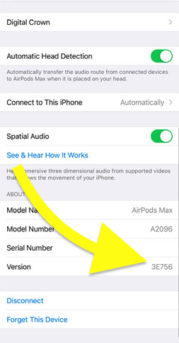 Check AirPods Firmware