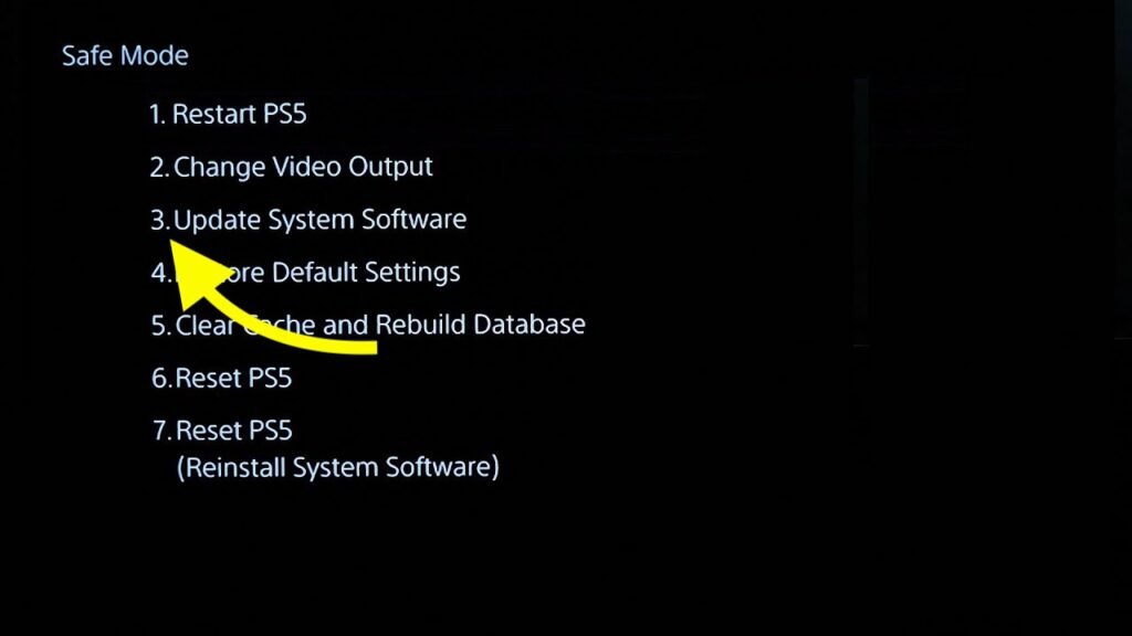 Update PS5 System Software