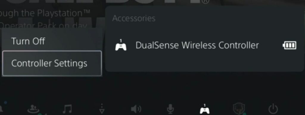 dualsense wiresless controller settings