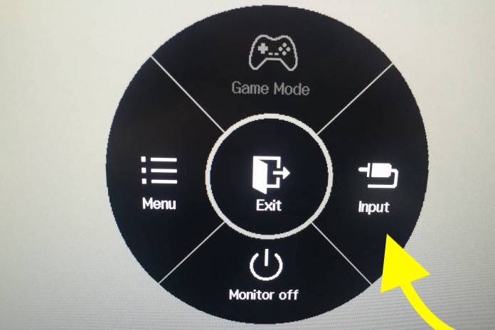 lg monitor input menu