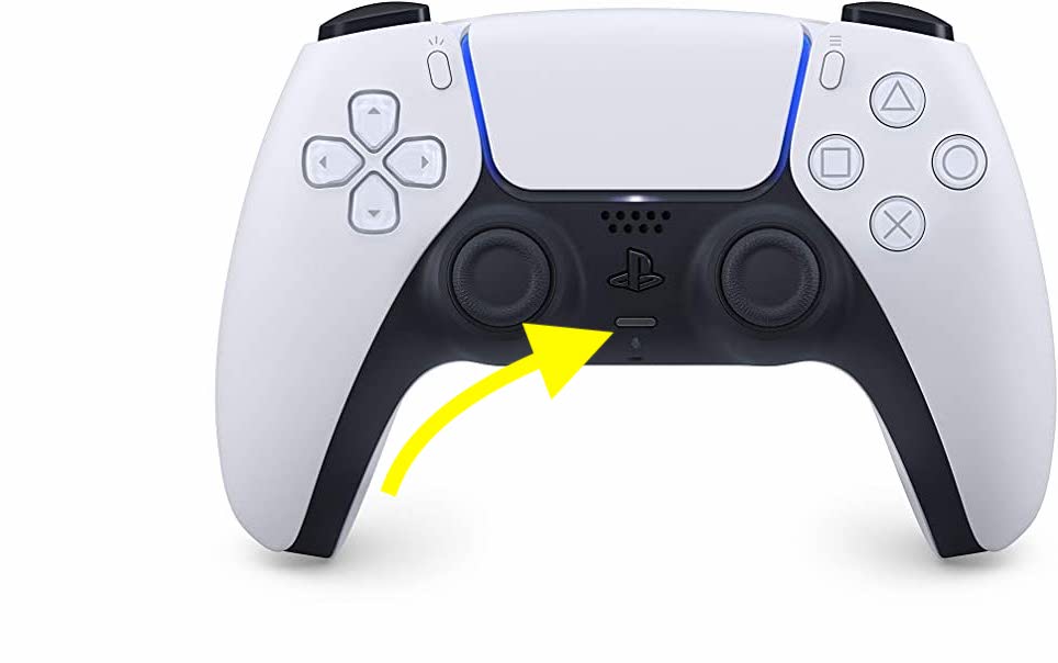 ps5 controller mute button