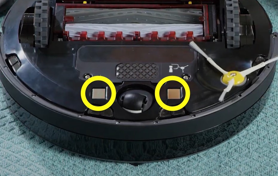 charging contacts on roomba