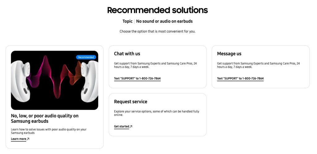 contact samsung support