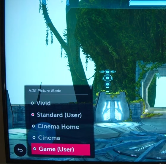 lg tv game mode