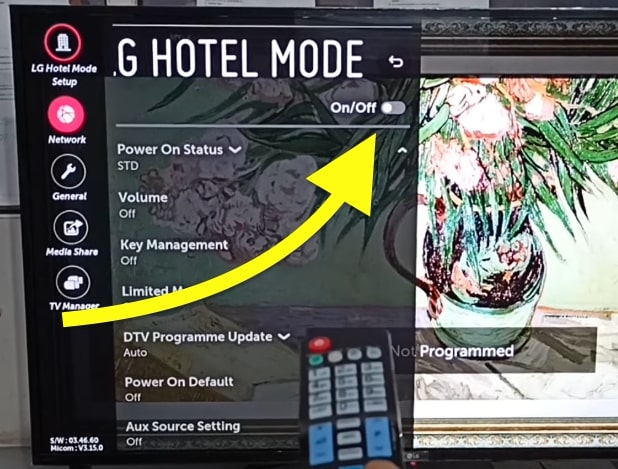 unlock lg tv hotel mode - easily