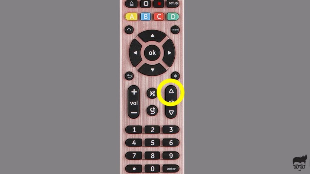 GE Universal Remote - Channel Up