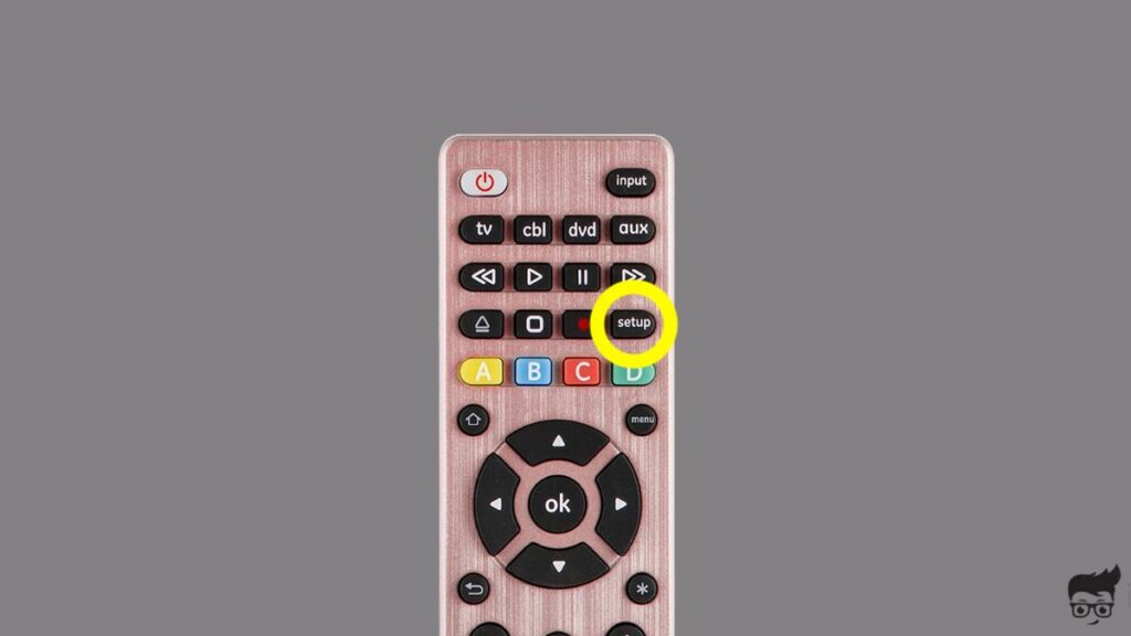 GE Universal Remote - Setup Button