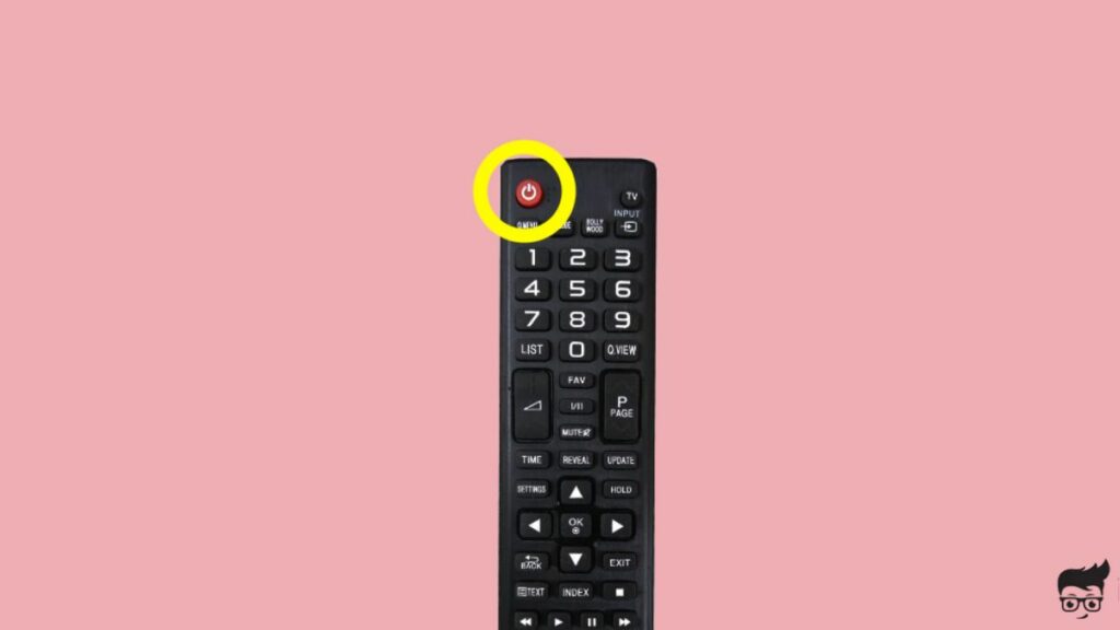 Power button on LG TV Remote