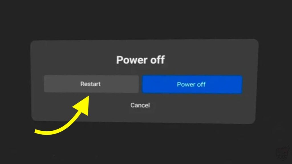 Restart Oculus Quest 2
