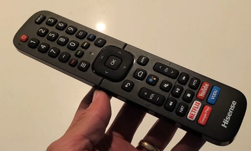 hisense tv remote